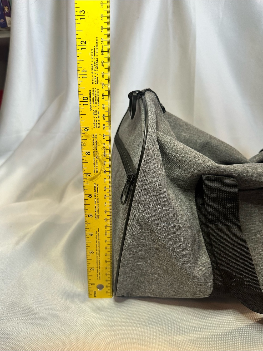 Dickies Gray Travel Duffel with Black Straps - Picture 7 of 9